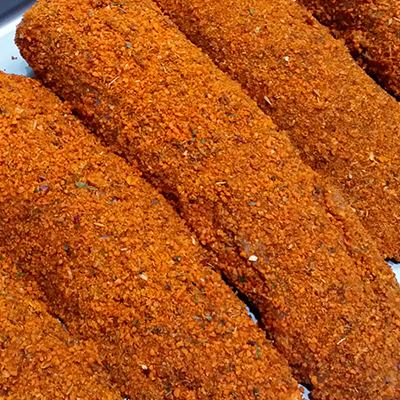 Solomillos de cerdo marinados y rebozado chimichurri